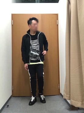 「MB（エムビー）のアイテム（その他アウター）」を使った、Masato Kurosakiさん（メンズ・174cm）の春コーディネート