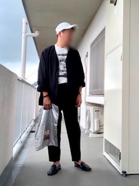 「SNIDEL（スナイデル）のアイテム」を使った、Masato Kurosakiさん（メンズ・174cm）の夏コーディネート