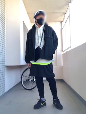 「ネオンイエロー」｜Masato Kurosakiさん（メンズ・174cm）の春コーディネート