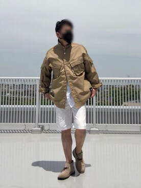 ミリタリージャケットを使った「gu×undercover」の人気ファッション