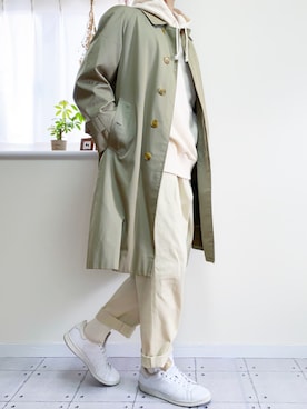 「CIAOPANIC TYPY（チャオパニックティピー）のアイテム（チノパンツ）」を使った、TAKUさん（メンズ・175cm）の春コーディネート