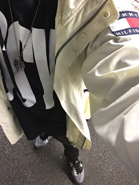 「古着屋さん」｜「アイテム（ジャケット/アウター）」を使った、古着屋MOTHEREARTHさん（メンズ・165cm）の春コーディネート