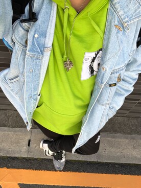「古着屋さん」｜「アイテム（ジャケット/アウター）」を使った、古着屋MOTHEREARTHさん（メンズ・165cm）の冬コーディネート