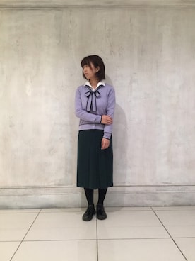 「NARACAMICIE（ナラカミーチェ）のアイテム」を使った、skさん（レディース・160cm）の秋コーディネート