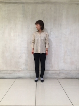 「NARACAMICIE（ナラカミーチェ）のアイテム」を使った、skさん（レディース・160cm）の冬コーディネート