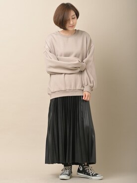 「rps（アールピーエス）のアイテム（スウェット）」を使った、rps_maniaさん（レディース・161cm）の秋コーディネート