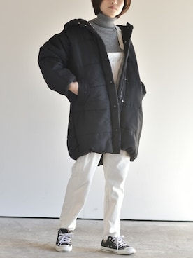 「rps（アールピーエス）のアイテム（ダウンジャケット/コート）」を使った、rps_maniaさん（レディース・161cm）の秋コーディネート
