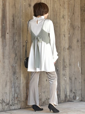 「rps（アールピーエス）のアイテム（パンツ）」を使った、rps_maniaさん（レディース・161cm）の秋コーディネート