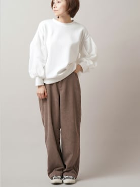 「rps（アールピーエス）のアイテム（パンツ）」を使った、rps_maniaさん（レディース・161cm）の冬コーディネート