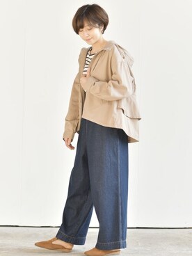 「rps（アールピーエス）のアイテム（ジャケット/アウター）」を使った、rps_maniaさん（レディース・161cm）の春コーディネート