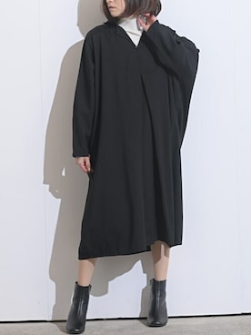 「rps（アールピーエス）のアイテム（ワンピース）」を使った、rps_maniaさん（レディース・161cm）の冬コーディネート