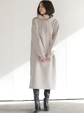 「rps（アールピーエス）のアイテム（ワンピース）」を使った、rps_maniaさん（レディース・161cm）の冬コーディネート
