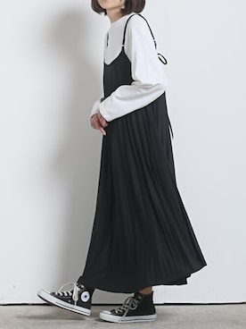「rps（アールピーエス）のアイテム（ワンピース）」を使った、rps_maniaさん（レディース・161cm）の冬コーディネート
