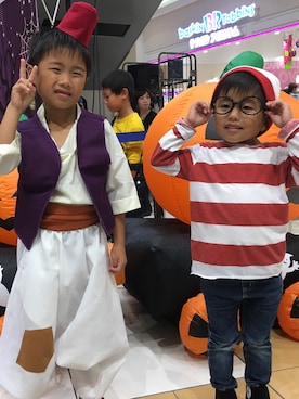 「WOLY（ウォーリー）のアイテム」を使った、Nさん（キッズ・100cm）の秋コーディネート