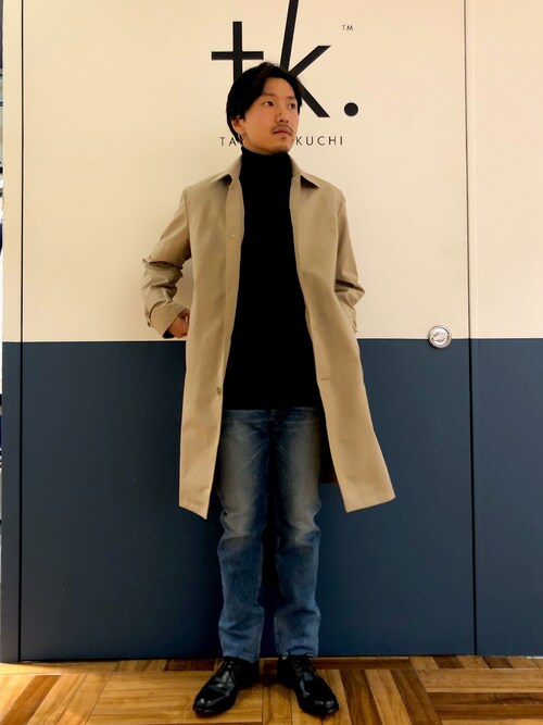 Tera Tk Takeo Kikuchi 調布パルコ店 Tk Takeo Kikuchiのステンカラーコートを使ったコーディネート Wear