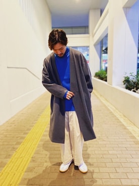 「tk.TAKEO KIKUCHI（ティーケータケオキクチ）のアイテム（その他アウター）」を使った、TERAさん（メンズ・170cm）の秋コーディネート