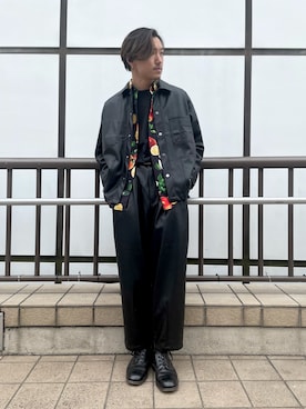 「tk.TAKEO KIKUCHI（ティーケータケオキクチ）のアイテム（ブルゾン）」を使った、TERAさん（メンズ・170cm）の冬コーディネート