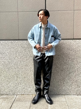 「tk.TAKEO KIKUCHI（ティーケータケオキクチ）のアイテム（ブルゾン）」を使った、TERAさん（メンズ・170cm）の冬コーディネート