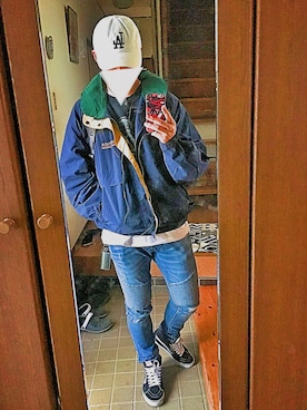 「indoor」｜こーきさん（メンズ・176cm）の冬コーディネート
