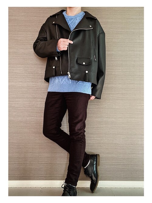 Yuhei ライダースジャケットを使ったコーディネート Wear