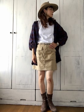 まゆみんさん（レディース・160cm）の秋コーディネート