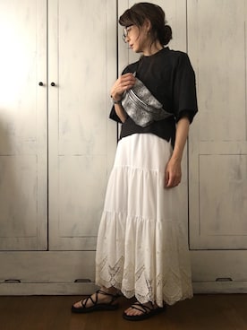 まゆみんさん（レディース・160cm）の夏コーディネート