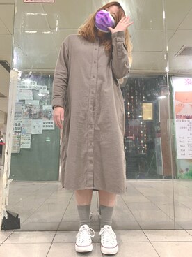Muji Labo ムジラボ のワンピース ドレスを使った人気ファッションコーディネート Wear