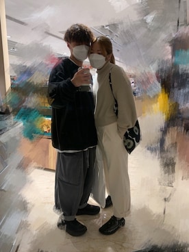 「PULL&BEAR（プルアンドベア）のアイテム（スウェット）」を使った、ラプンツェル🦋さん（レディース・160cm）の春コーディネート