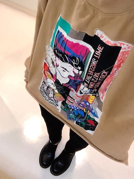 「Dr. Martens（ドクターマーチン）のDr.Martens / ドクターマーチン 1461 3EYE GIBSON SHOE 3ホール ギブソン シューズ ブーツ（ブーツ）」を使った、トガさん（レディース・157cm）の春コーディネート