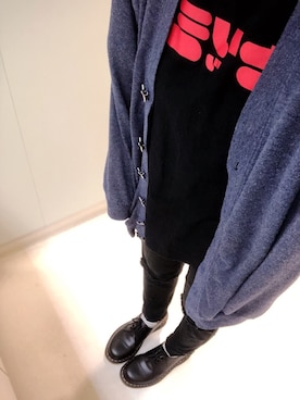 「Dr. Martens（ドクターマーチン）のDr.Martens / ドクターマーチン 1461 3EYE GIBSON SHOE 3ホール ギブソン シューズ ブーツ（ブーツ）」を使った、トガさん（レディース・157cm）の春コーディネート