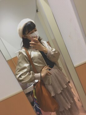 ☁ もる ☁さん（レディース・163cm）の冬コーディネート