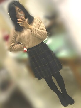 ☁ もる ☁さん(レディース・163cm)の冬コーディネート