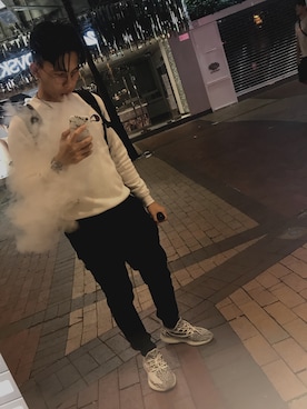 「vape trick」｜JN Jackynさん（メンズ・173cm）の冬コーディネート