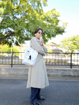 「やっぱりストリートが好き」｜「アイテム（トレンチコート）」を使った、takayoshiさん（メンズ・165cm）の秋コーディネート