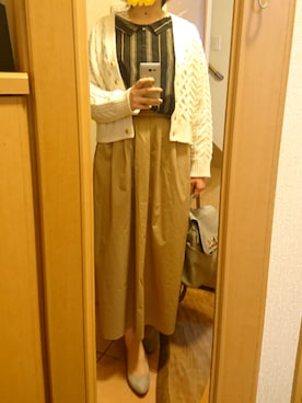 「OZOC（オゾック）のアイテム（バックパック/リュック）」を使った、たこ わさびさん（レディース・161cm）の春コーディネート