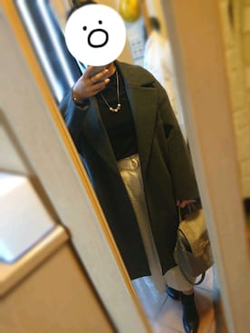 「OZOC（オゾック）のアイテム（バックパック/リュック）」を使った、たこ わさびさん（レディース・161cm）の冬コーディネート