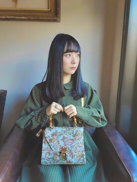 「レベッカブティック」｜みわこ︎︎︎︎︎🐻💜さん（レディース・158cm）の冬コーディネート