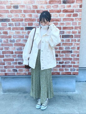 みわこ︎︎︎︎︎🐻💜さん（レディース・158cm）の春コーディネート