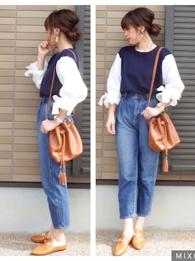 「スプリングSENSEOFPLACE」｜miho🅰ニコさん（レディース・165cm）の春コーディネート