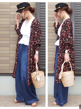 miho🅰ニコさん（レディース・165cm）の春コーディネート