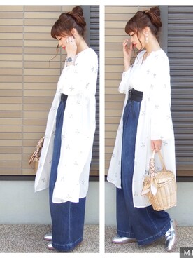 miho🅰ニコさん（レディース・165cm）の春コーディネート