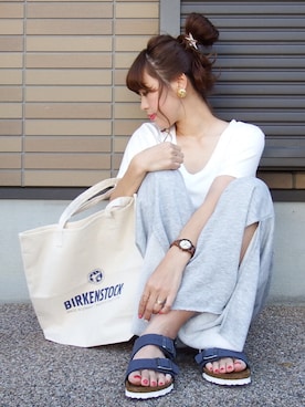 「gooutwith」｜miho🅰ニコさん（レディース・165cm）の春コーディネート
