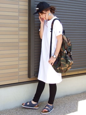 「gooutwith」｜miho🅰ニコさん（レディース・165cm）の春コーディネート