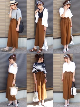 miho🅰ニコさん（レディース・165cm）の夏コーディネート