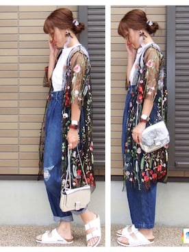 「gooutwith」｜miho🅰ニコさん（レディース・165cm）の夏コーディネート