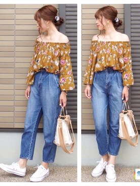 「Hime.（ヒメ）のアイテム」を使った、miho🅰ニコさん（レディース・165cm）の夏コーディネート