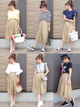 miho🅰ニコさん(レディース・165cm)の夏コーディネート