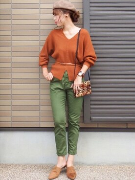 miho🅰ニコさん(レディース・165cm)の秋コーディネート