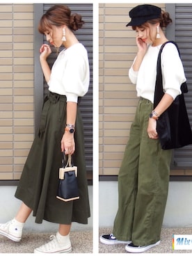 miho🅰ニコさん（レディース・165cm）の秋コーディネート