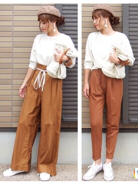 miho🅰ニコさん（レディース・165cm）の秋コーディネート